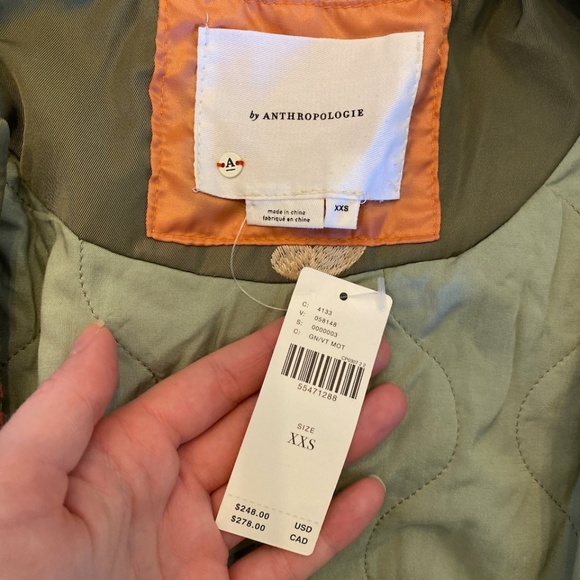 Anthropologie Ainsley Embroidered Bomber Jacket - Picture 9 of 10
